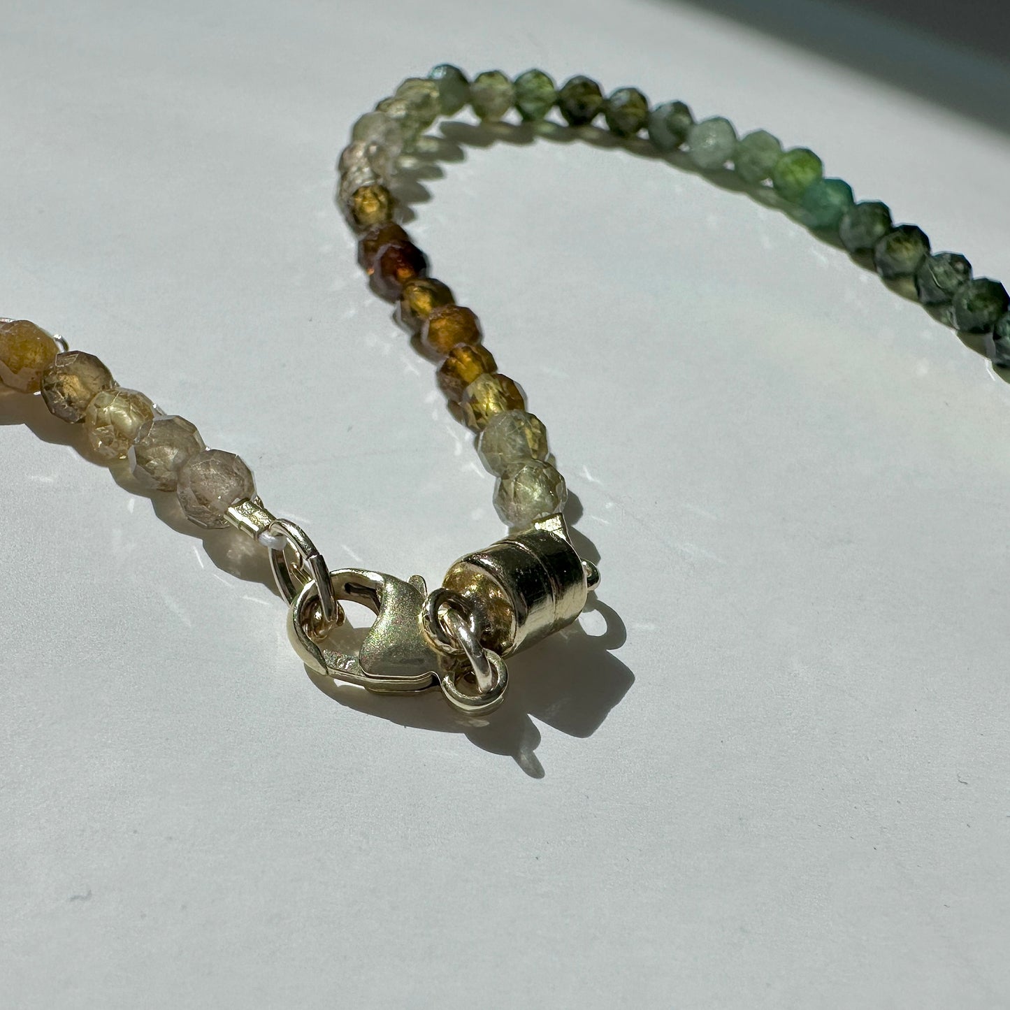 Ombre Tourmaline Gold-Filled Necklace/Bracelets - October Birthstone