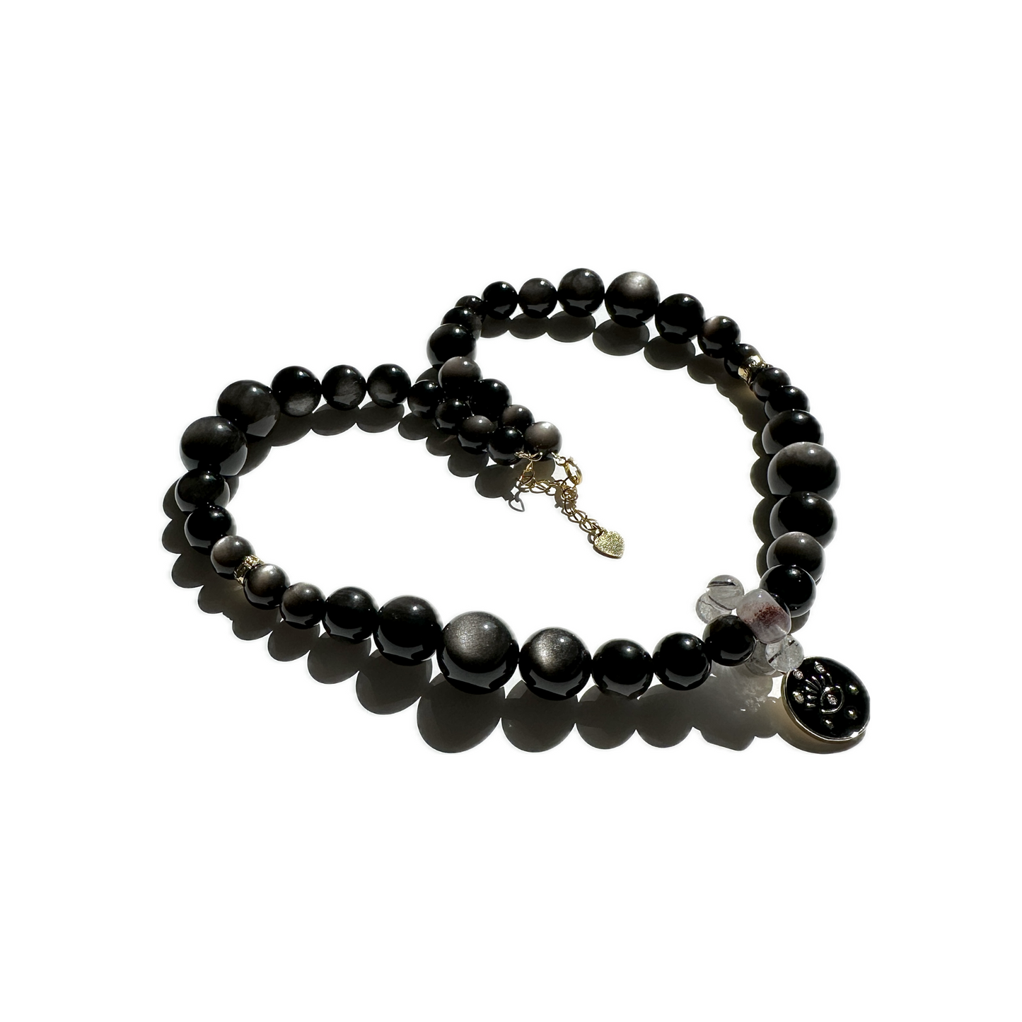 Obsidian Eye Necklace