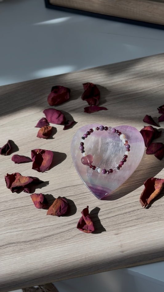 A Heart for Month - Birthstone Bracelet